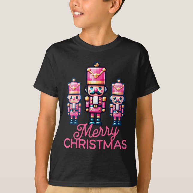 God jul Nutcracker Cute Family Julafton Kvinnor T Shirt (Framsida)