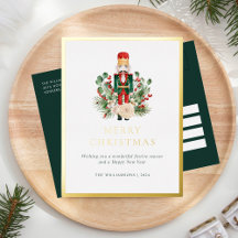 God jul Nutcracker Greenery Elegant