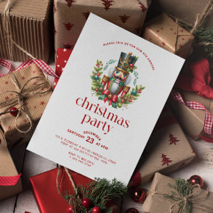 God jul Nutcracker jul Party Inbjudningar