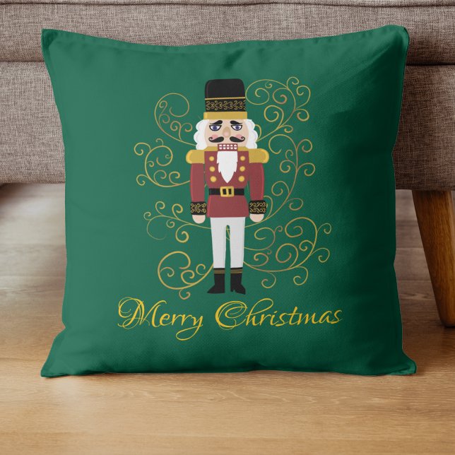 God jul Nutcracker Pillow Festive Classic Kudde (Skapare uppladdad)