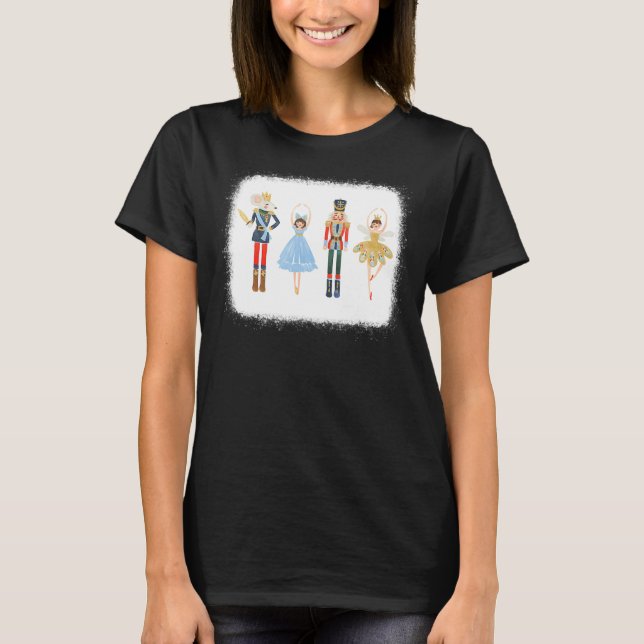 God jul Nutcracker RatMouse Kung Soldier Princes T Shirt (Framsida)