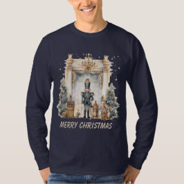 God jul nutcracker, vattenfärg t shirt