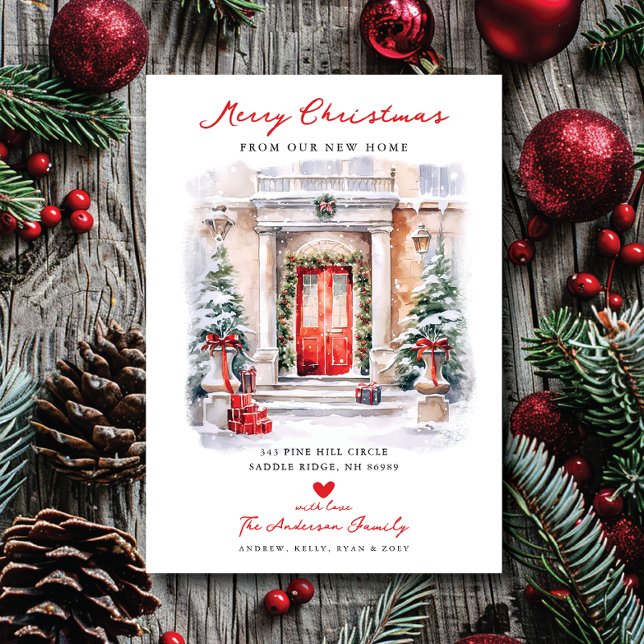 God jul - ny Flytta hemma Meddelande (Skapare uppladdad)