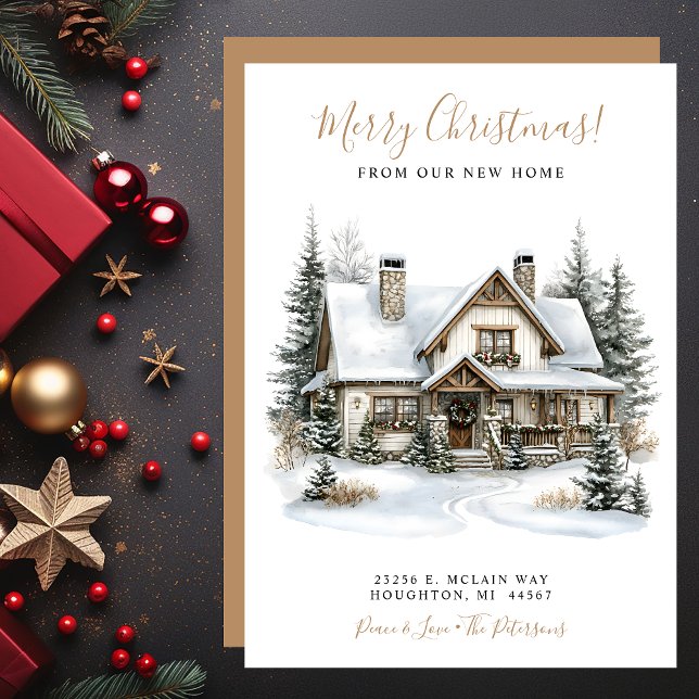 God jul Ny Flytta i hemmet Meddelande (Skapare uppladdad)