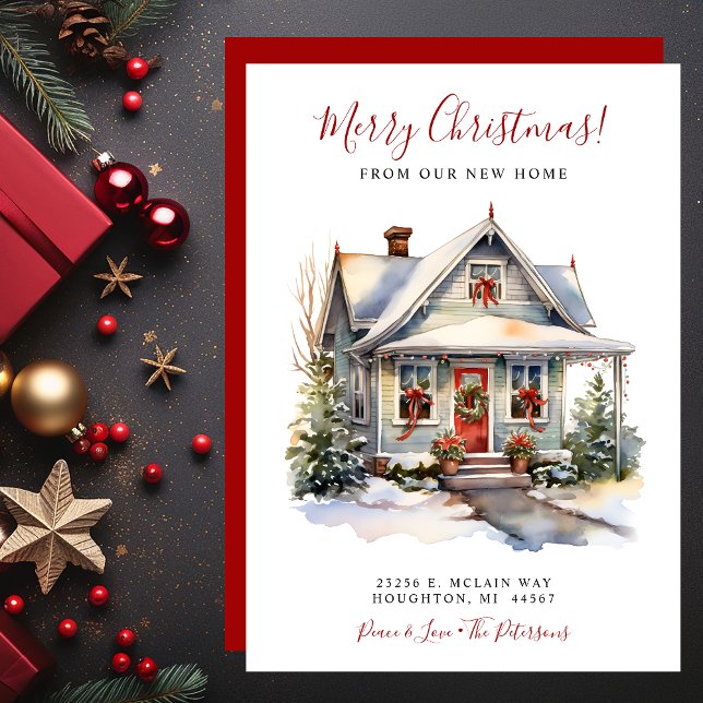 God jul Ny Flytta i hemmet Meddelande (Skapare uppladdad)