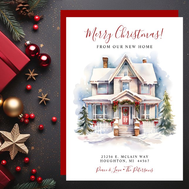 God jul Ny Flytta i hemmet Meddelande (Skapare uppladdad)