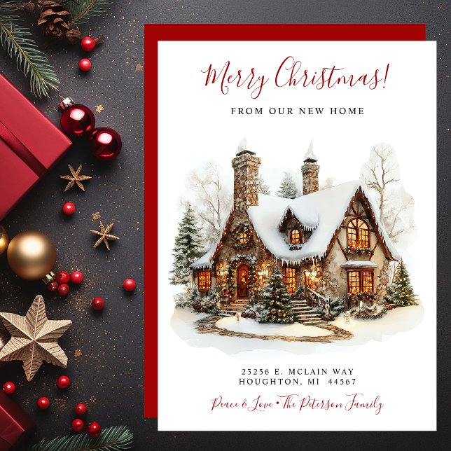 God jul Ny Flytta i hemmet Meddelande (Skapare uppladdad)