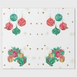 God jul - nytt år Hälsning Presentpapper