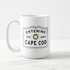 God jul och andetag i Cape Cod Kaffemugg