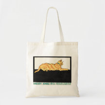 God jul och Cat av Edward Penfield.