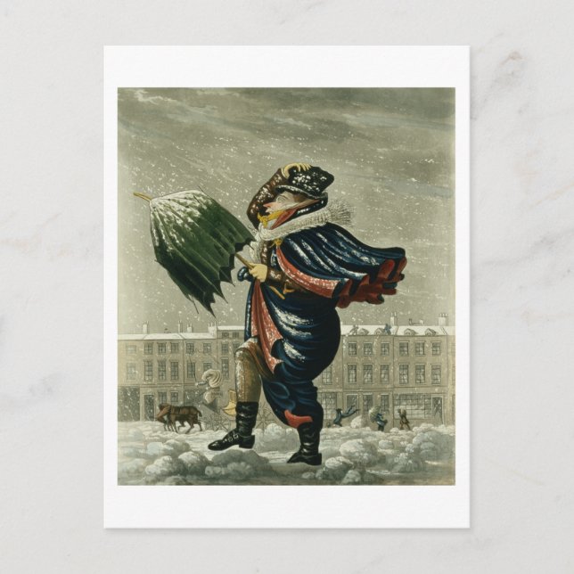 God jul och en gott nytt år i London, Helg Vykort (Framsida)