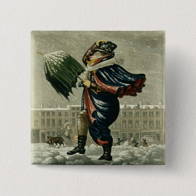 God jul och en gott nytt år i London, Knapp (Framsida)