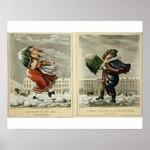 God jul och en gott nytt år i London: Poster