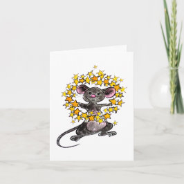 God jul och en Gott nytt år stjärna Kort