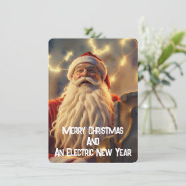 God jul och ett nytt elår julkort