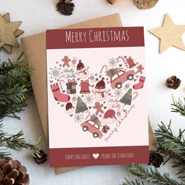 God jul och Glad helg Namn Julkort (Skapare uppladdad)