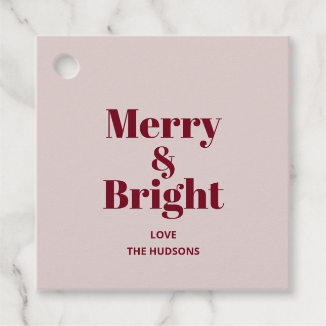 God jul och god jul gåvor etiketter (Framsida)