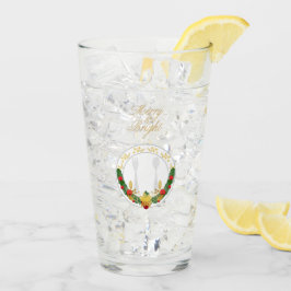 God jul och god jul glaskopp