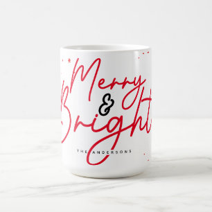 God jul och god jul Röd Kaffemugg