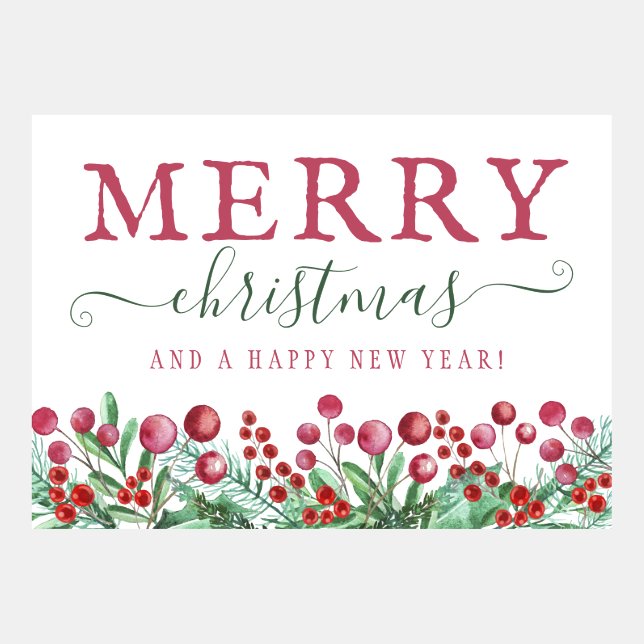 God jul och Gott nytt år! (Framsida)