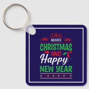 God jul och Gott nytt år-61064 Hoodie Nyckelring