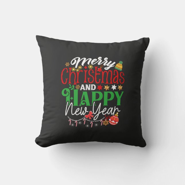 God Jul Och Gott Nytt År-67342 Kudde (Framsida)