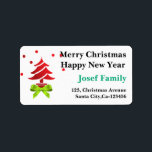 God jul och Gott nytt år! Adressetikett<br><div class="desc">God jul och Gott nytt år! Gratulera till julhelgens glädje med vår krävande julsamling, designad för att ge värme och glädje till ditt hem. Varje föremål är noggrant utformat och innehåller festliga formgivningar som liknar julstämningen. Från prydnadsföremål i eleganten till mysiga dekorationer förbättrar våra produkter din festliga atmosfär, skapar varje...</div>