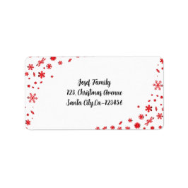 God jul och Gott nytt år! Adressetikett