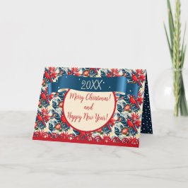 God jul och Gott nytt år! Blåfåglar 2026 Tack Kort