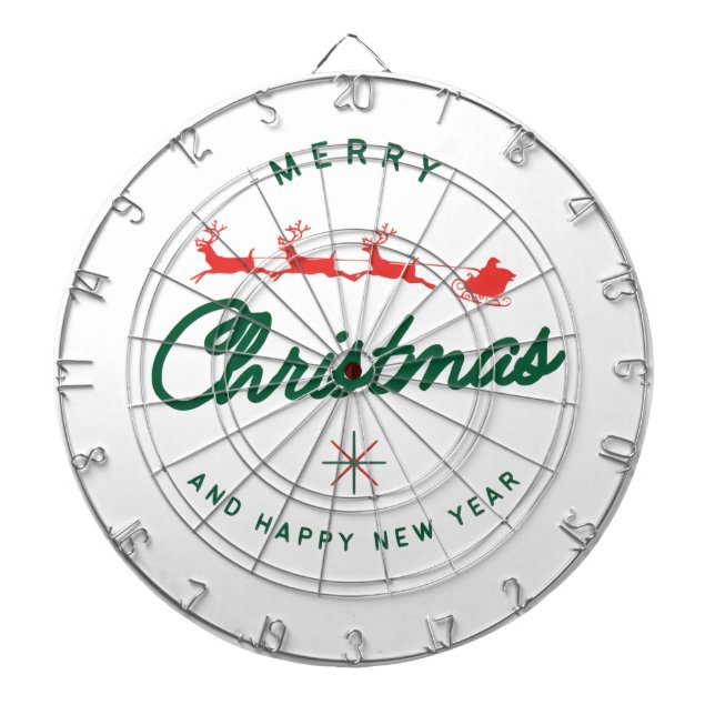 God jul och gott nytt år  darttavla (Framsidan)