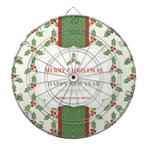 God jul och Gott nytt år Darttavla