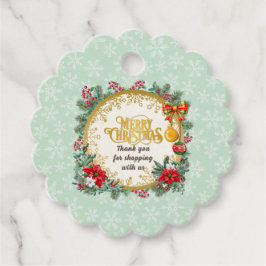 God jul och Gott nytt år efter Kärlek Gåvor Etiketter