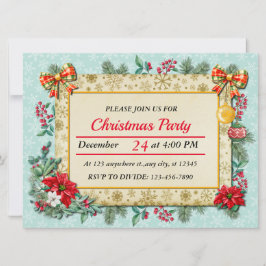 God jul och Gott nytt år efter Kärlek Inbjudningar