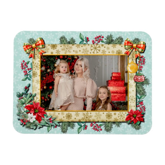 God jul och Gott nytt år efter Kärlek Magnet (Horisontell)