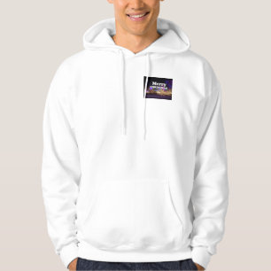 God jul och Gott nytt år Hälsning Hoodie