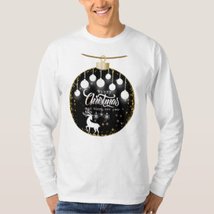 God jul och Gott nytt år: Helgdag Önskemål T Shirt
