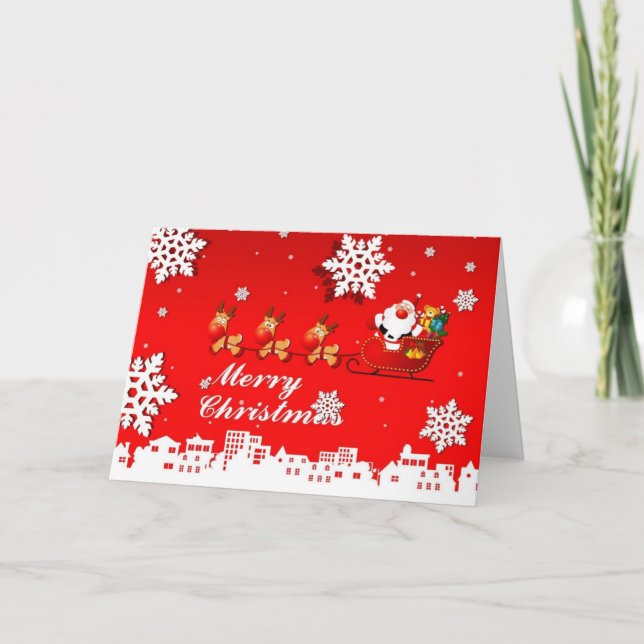 god jul och gott nytt år helgkort (Framsida)