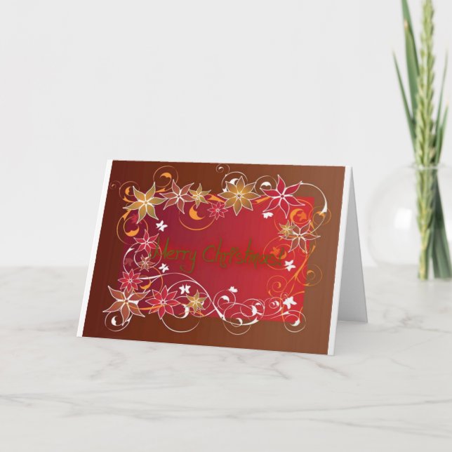 GOD JUL och GOTT NYTT ÅR Helgkort (Framsida)