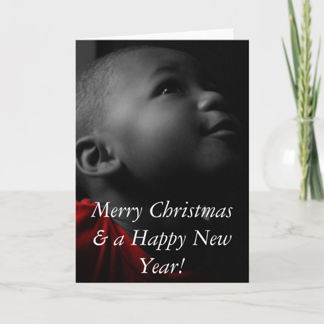 God jul och Gott nytt år! Helgkort (Framsida)