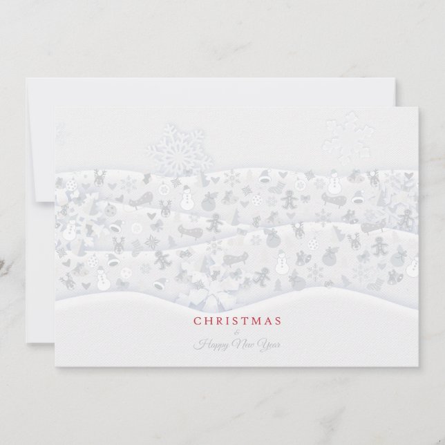 God jul och Gott nytt år! JULAFTON Spara Datumet (Framsida)