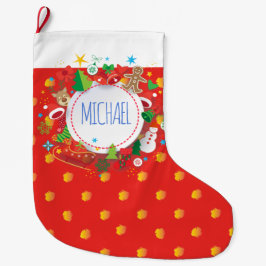 God jul och gott nytt år! JULAFTON Stor Julstrumpa