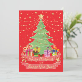 God Jul och Gott Nytt År Julkort