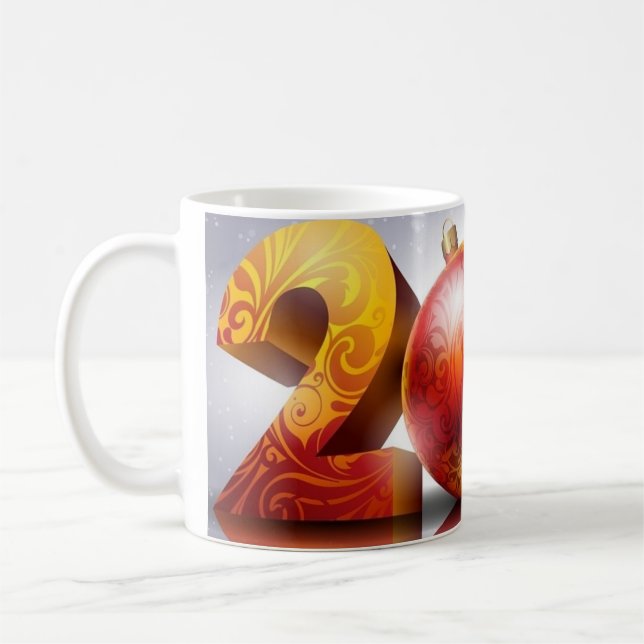 God jul och gott nytt år kaffemugg (Vänster)