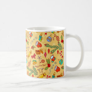 God jul och Gott nytt år Kaffemugg