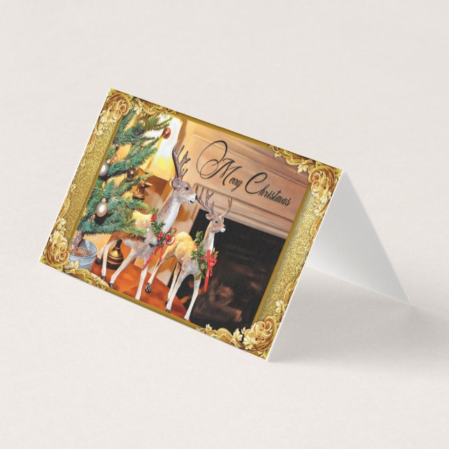 God jul och Gott nytt år Kort (Framsida)