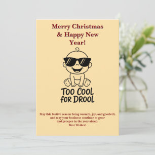 God jul och gott nytt år Kort Roligt barn
