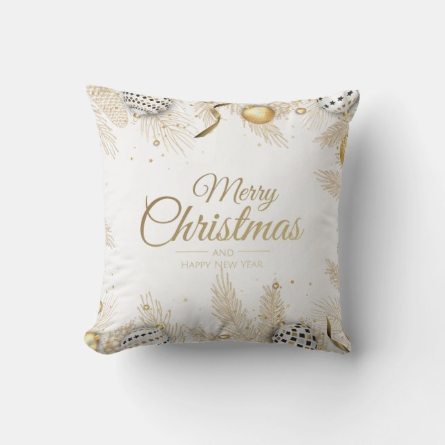 God jul och Gott nytt år Kudde (Framsida)