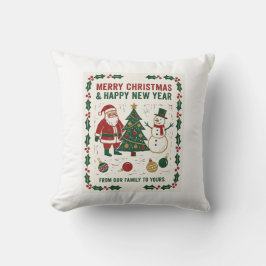 God jul och gott nytt år kudde