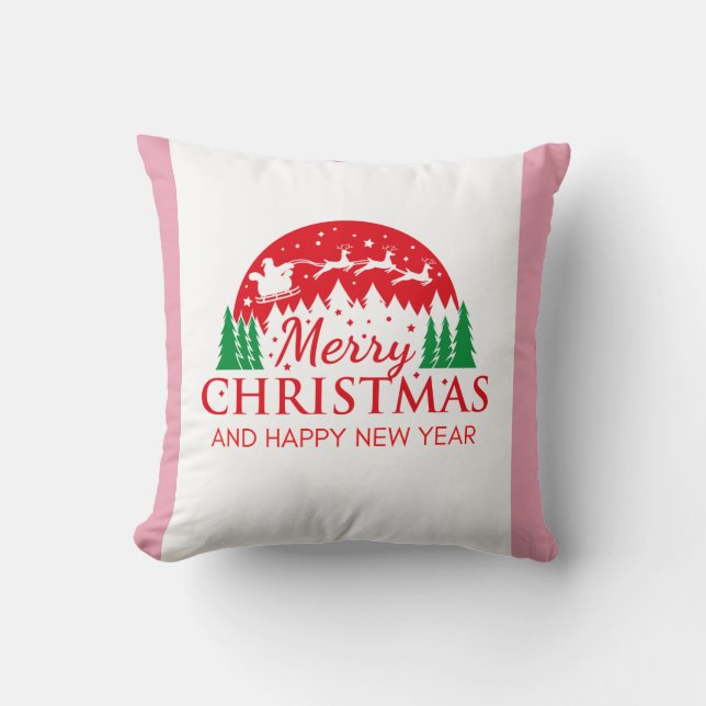 God jul och Gott nytt år Kudde (Framsida)