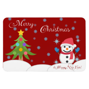 God jul och Gott nytt år! Magnet